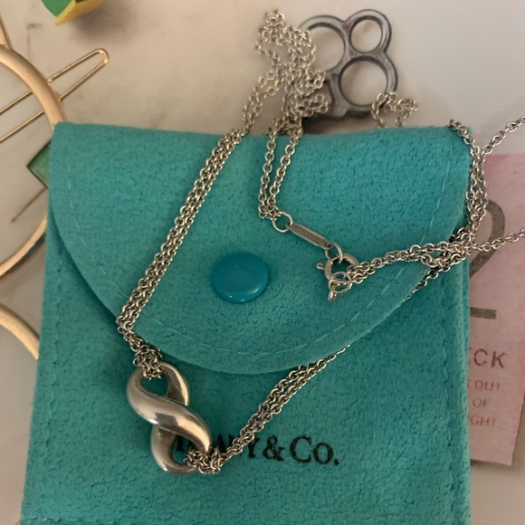 Tiffany & Co. Infinity Sterling Silver Necklace - Picture 1 of 5